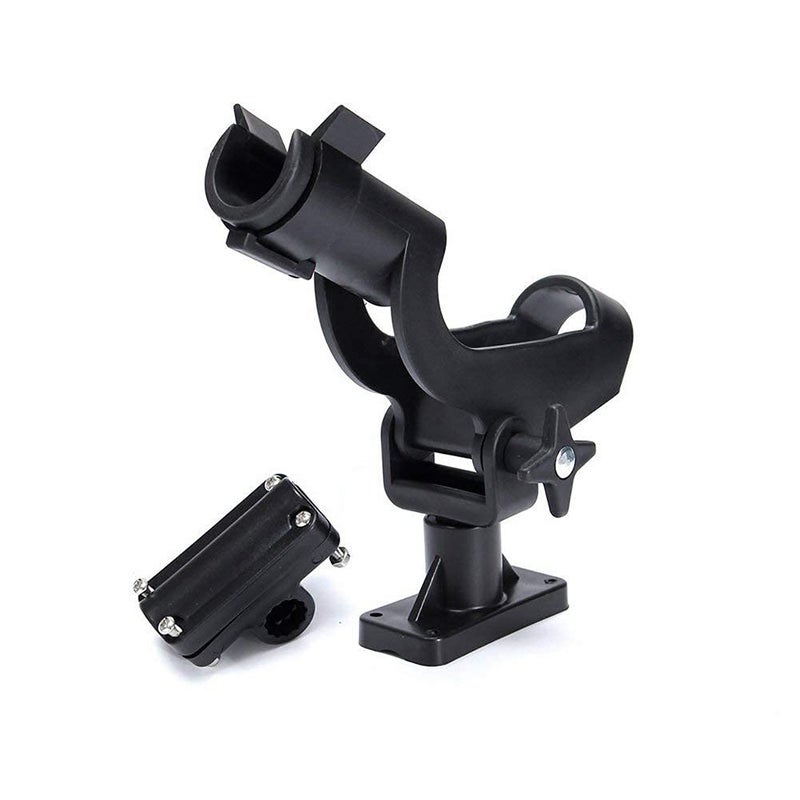 HiUmi Adjustable Rotatable Plastic Fishing Rod 3 Mount Rack Holder Bracket Boat Canoeing Rowing Mount Kit Kayak Side Rod Holder (RH50-2Pack) - Image 4